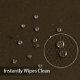 thumbnail image 3 of LAICAIW Nappe Rectangulaire 210 G/m2 - Nappe en Microfibre Robuste Résistante à l'Eau, Housse de Table Décorative pour Usage Extérieur et Intérieur (Chocolat, 60 X 144 Po), 3 of 7