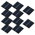 thumbnail image 1 of For DIY Electric Project Mini Solar Panels Pack of 10 Cells at 30mm x 30mm, 1 of 8