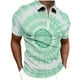 thumbnail image 2 of Camisas de Manga Corta Casual Moda Impresión Suéter Turndown Blusa Deportiva, Poliéster Ligero para el Uso de Verano, 2 of 9