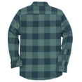 thumbnail image 3 of Dubinik® Flannel Shirt for Men Long Sleeve Men's Casual Button-Down Shirt 100% Cotton Soft Plaid Regular Fit with Pockets, 3 of 7