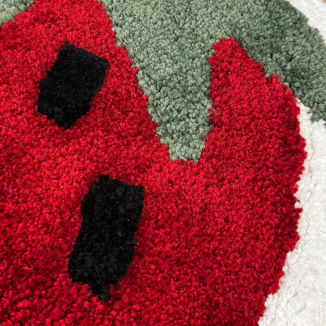 Strawberry Shaped Bath Mat
