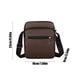 thumbnail image 3 of Bolso de hombro de piel sintética para hombre | Bolso bandolera informal de negocios | Mochila pequeña | Correa ajustable de piel sintética resistente | Uso diario en viajes y trabajo, 3 of 6