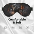 thumbnail image 3 of Eye Sleep Mask for Women Men - fire black dragon Adjustable Soft Buckle Travel Eye Masks for Sleep Mask Blackout, Sleeping Mask for Women Men, Funny Blindfolds for Party Games, 3 of 5