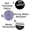 thumbnail image 7 of 4PCS Hello Gorgeous Shower Curtain Set, Hot Pink High Heels Lipstick Makeup Fashion Girls Women Bathroom Decor, Waterproof Fabric Black Shower Curtain, Non-Slip Bath Mat Toilet Rug, Hot Pink, 7 of 7