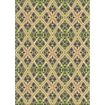 thumbnail image 1 of Ahgly Company Machine Washable Indoor Rectangle Transitional Neon Yellow Area Rugs, 6' x 9', 1 of 7