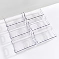 thumbnail image 2 of iDesign 6-Piece Recycled Plastic Pantry and Kitchen Storage, Freezer and Fridge Organizer Bins with Easy Grip Handles - 10" x 6" x 5", Clear, 2 of 7