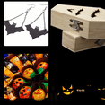 thumbnail image 3 of Caja de madera con forma de ataúd para Halloween, caja de madera hueca con forma de murciélago gótico y telaraña, caja de almacenamiento de joyas de estilo oscuro, 3 of 5
