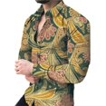 thumbnail image 1 of Camisas de manga larga con estampado de cachemira de la antigua Babilonia en 3D, camisetas de oficina con gráficos de tótem espiritual hinduismo para hombres, blusas, 1 of 6