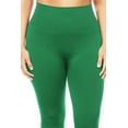 thumbnail image 5 of Women's Plus Size Banded Waist Leggings with Fleece Lining, 5 of 6