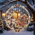 thumbnail image 2 of Diamond Art Kits for Adults, Diamond Paintings Christmas Ornaments, Diy Christmas Wreath Kit for Xmas Tree, Home Door, Window and Wall Decor, 2 of 6