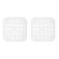 thumbnail image 1 of Shower Drain Trap - Square silicone drain cover for shower or kitchen drains, 1 of 5
