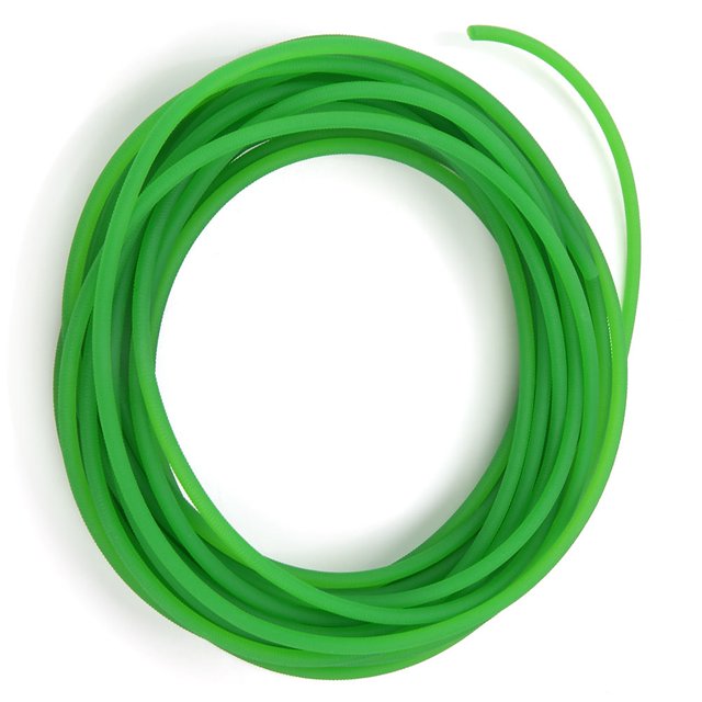 FTVOGUE Polyurethane Conveyor Belt Green Rough PU Urethane Round Belt Roll For Drive Transmission 2mmx10m