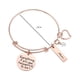 thumbnail image 3 of onlyliua Ofertas Navideñas Pulsera de Día de Hija E Hijo, Regalo de Cumpleaños para Mamá, Pulsera de Brazalete para Mamá, Pulsera de Brazalete Expandible para Mujer, 3 of 7