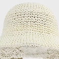 thumbnail image 6 of Winter Fall Spring Summer Sun Protection Wide Brim Hat Childrens Woolen Hat Cowboy Hat Head Accessory Solid Color Top Hat Wide Brimmed Hat Jogging Outdoor Activity,6-24 Months, 6 of 6