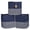 Dark Blue & Mixed Dark Blue-13 x 13 x 13 (Standard), variant on 13 Inch Cube Storage Bins Cotton Rope Woven Baskets For Organizing 3-pack | 13 X 13 Cubes Fabric Square Shelves Organizer Closet