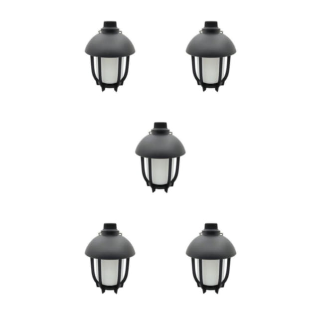 Eigraketly Camping LED USB 1200mAh Carpa Luz Linterna Impermeable Retro para Camino Pesca Patio Jardín Ciclismo Decoraciones Negro Type2 NO2
