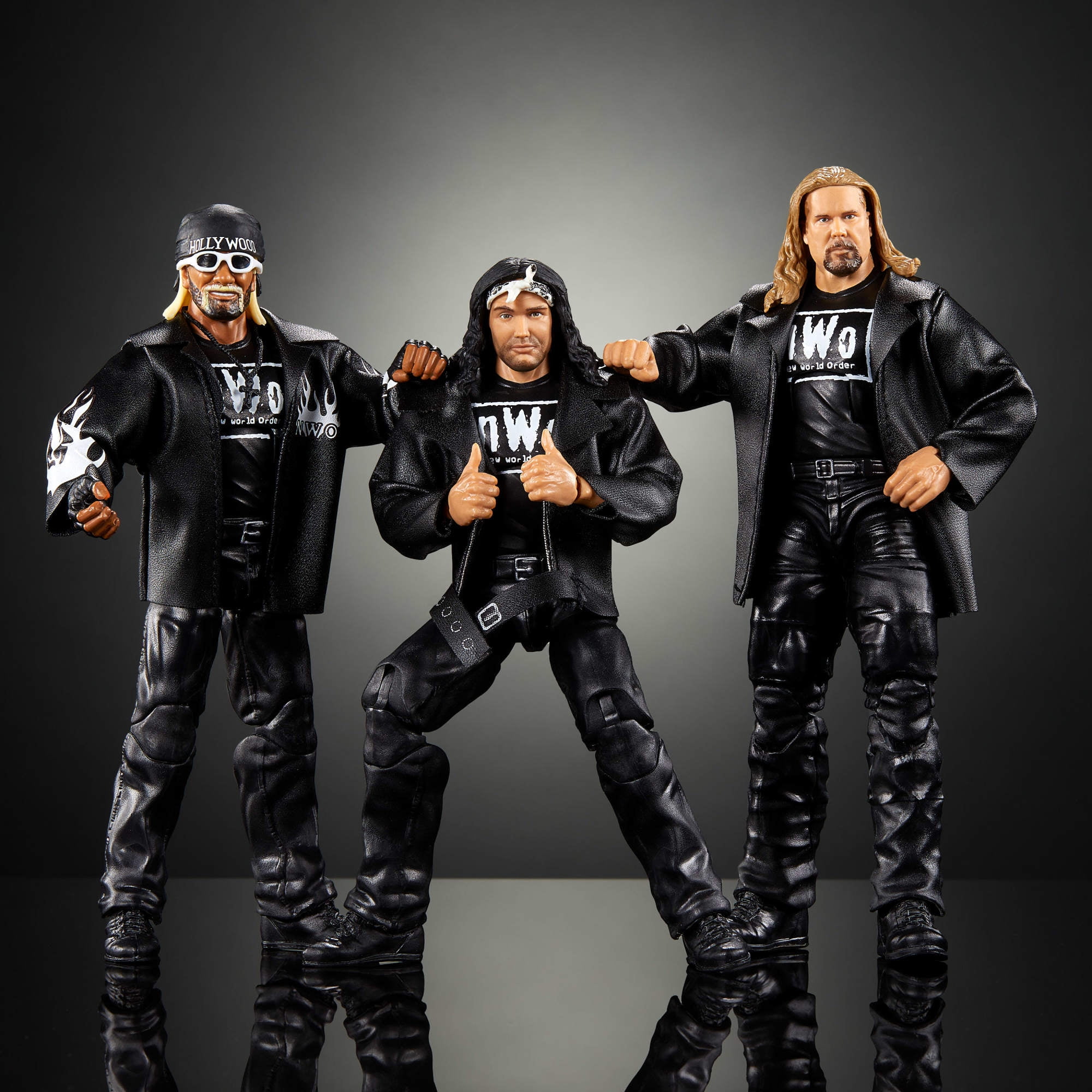 WWE Elite Pack of 3 Action Figures with Accessories, 6-inch