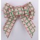 thumbnail image 5 of Adornos navideños de lino con lazo, adornos para árbol de Navidad, adornos para fiestas, colgante, 5 of 5