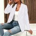 thumbnail image 5 of Trgacdwlo Women's Lace Blazer Open Front Sheer Mesh Blazer Coats Elegant Long Sleeve Casual Lightweight Dressy Summer Jacket White S, 5 of 5