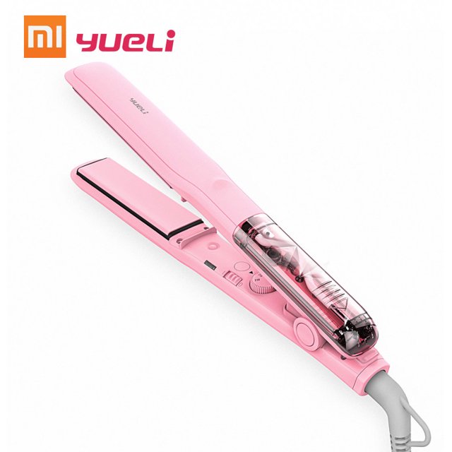 YueLi Fer à Lisser Vapeur Boucleur Mini Portable Indicateur LED Moins de Dommages aux Cheveux 5 Niveaux