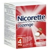 Nicorette Nicotine Uncoated Lozenge to Stop Smoking, 4mg, Cherry Flavor - 72 Count