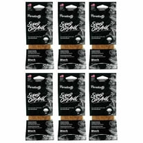 6 X Super Organic Black Scent Car Air Freshener Block Stone Under Seat Fragrance