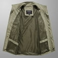 thumbnail image 4 of Feipeng Men's Casual Lightweight Outdoor Fishing Work Safari Travel Photo Cargo Vest Jacket Multi Pockets, 4 of 8