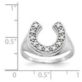 thumbnail image 5 of 14K White Gold Ring Band Themed Men's Diamond Round, Size 7, 5 of 5