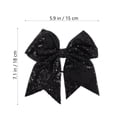 thumbnail image 3 of WORGEOUS 3 unids Halloween Halloween Bow Glitter Pein Bows Soporte de cola de lentejuelas para mujeres niñas, 3 of 9