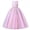 Pink Gradient, variant on IDOPIP Sequin Flower Girl Lace Dress for Kids Wedding Pageant Formal Party Long Gown Princess Communion Tulle Dresses 3-4 Years Purple Sequin Butterfly