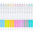 thumbnail image 1 of PILOT Acroball PureWhite Advanced Ink Refillable & Retractable Ball Point Pens with Assorted Accents Fine Point Black Ink 14-Pack (14691), 1 of 5
