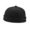 thumbnail image 4 of Gorras de de Bola Sin Borde para Mujer Unisex, Sombrero de Pescador de Pintor Mecánico , Negro, Único BLESIY sombrero de moda, 4 of 8
