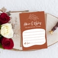thumbnail image 4 of Koyal Wholesale Terracotta Wedding Advice & Well Wishes Guest Book Cards for Bride and Groom, 56 Pack, 4 of 5