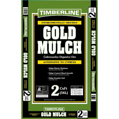 Timberline Gold Colored Mulch, 2CF