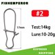 thumbnail image 1 of 30, 50 o 100 Uds., broches de pesca de acero inoxidable, Clips de bloqueo rápido, accesorios de conector de seguridad, aparejos para señuelos, ganchos, Clips Tan Jianjun unisex, 1 of 2