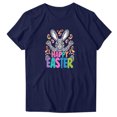 thumbnail image 1 of Mujeres Manga Corta Tops Impreso Cuello Redondo Camiseta Superior, Poliéster Spandex Vintage Humor, 1 of 5
