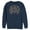 Navy Blue, variant on Men's Batman Shield Logo Comic Panel  Sweatshirt Navy Blue Small