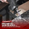 thumbnail image 4 of Caliastro 6-Inch Thick Metal Cutting Reciprocating Saw Blades (18 TPI), Made of Long Lasting Bi-Metal (HSS teeth bonded to HCS body) - 8 pack, 4 of 8