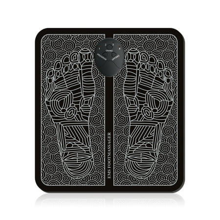 Foot Massager Mat Electric Leg Foot Massager Pressure Pain Foot Relaxing Blood Circulation Foot Massager Pad