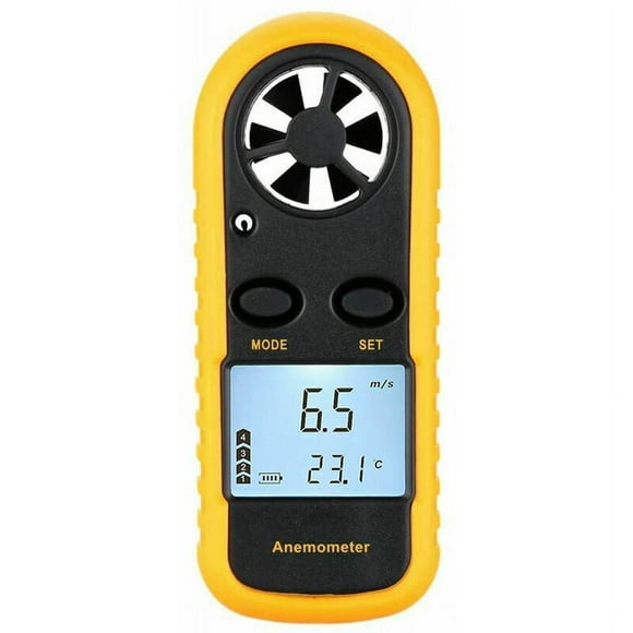 Temperature Sensor Anemometer, Multipurpose Tool For Wind Chill Measurement, Perfect For Outdoor Sports And Weather Analysis