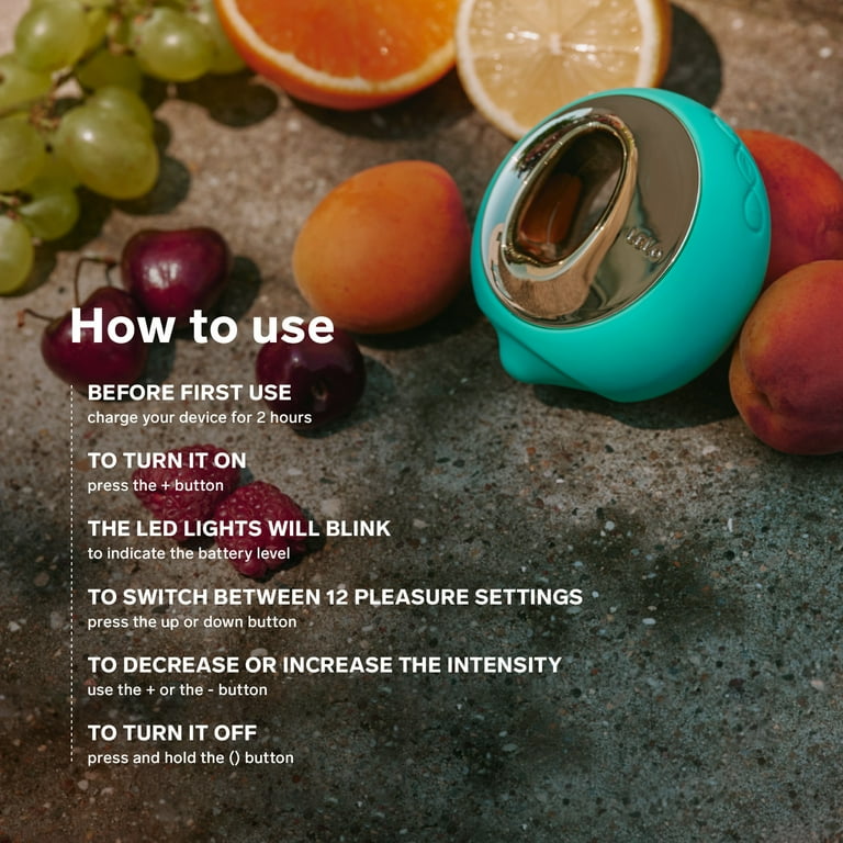 LELO ORA 3 Oral Sex Toy Clitoral Vibrator Rotating Tongue Simulator for  Women, Aqua - Walmart.com
