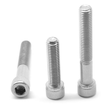 M2.5 x 0.45 x 12 MM (FT) Coarse Thread Socket Head Cap Screw Stainless Steel 18-8 Pk 500