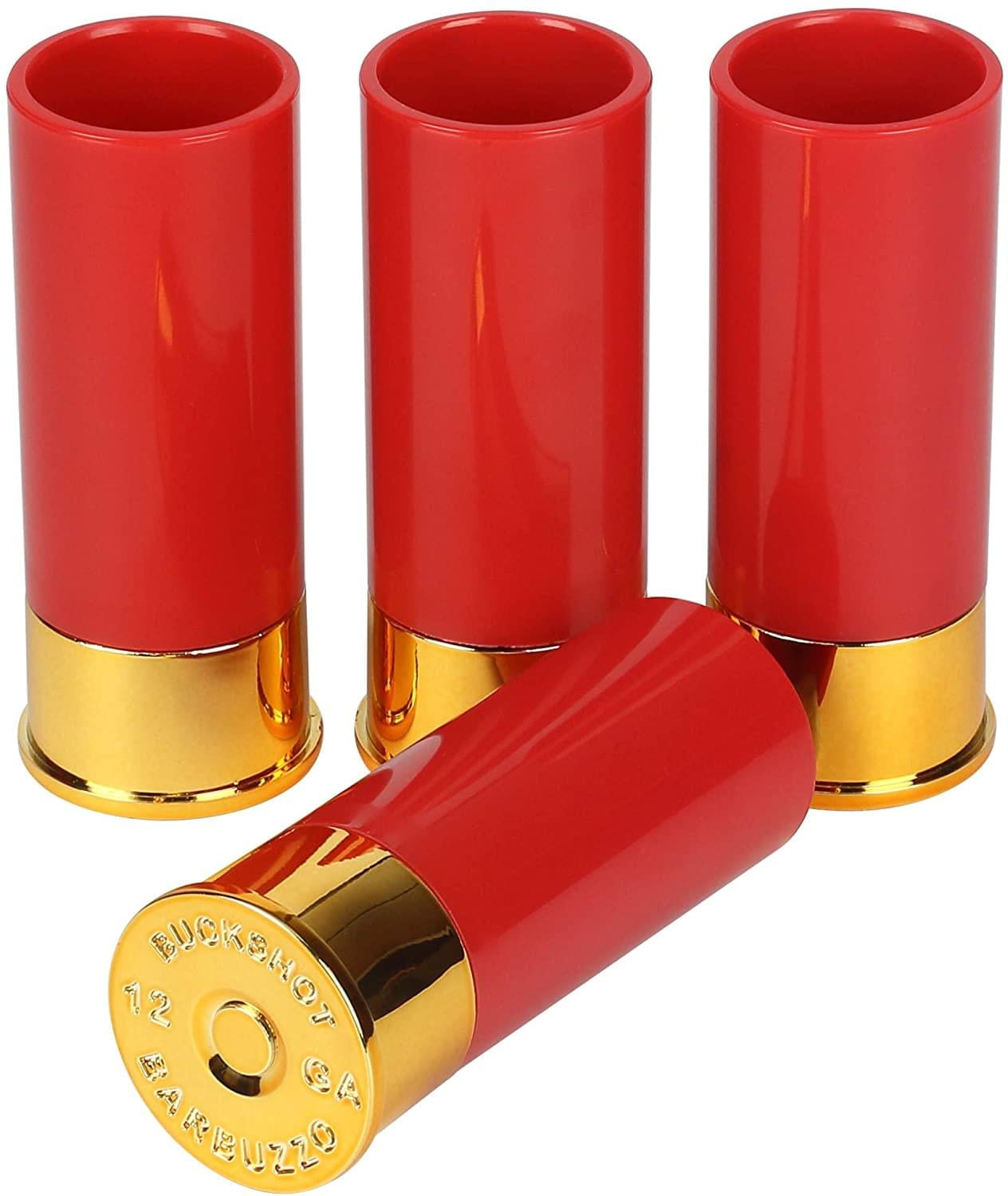 12 Gauge Shotgun Shell 2oz Shot Glasses | Set of 4 - Walmart.com