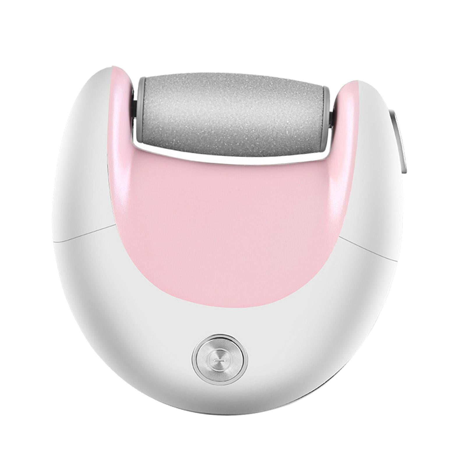 Electric Callus Remover, Callus Remover with 2 Grinding Roller Professional Foot KD300 Pink