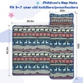 thumbnail image 5 of Multicolor Christmas Pattern Toddler Nap Mats for Kids Preschool,50"x20" Sleeping Mat Bag or Kids,Toddler Sleeping Bag,Toddler Nap Mat or Daycare, 5 of 6