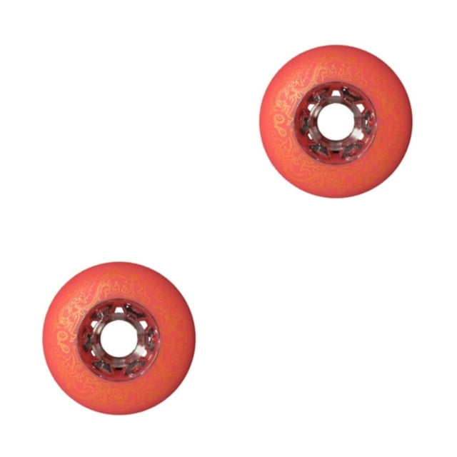 Ruedas de Patinaje en Línea Naiovety 2 Piezas Freestyles Scroll 72 mm Rojo