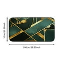 thumbnail image 5 of ARISTURING Luxury Emerald Green Area Rug Modern Abstract Geometric Gold Lines Area Rugs Non Slip Washable Home Decor Rugs Floor for Living Room Bedroom 19.68*39.37 in, 5 of 6