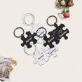 thumbnail image 4 of Kkkded Couple Keychain 2-Pcs Couple Keychain & Necklace, Together Better Puzzle. DIY Key Ring & Pendant., 4 of 7