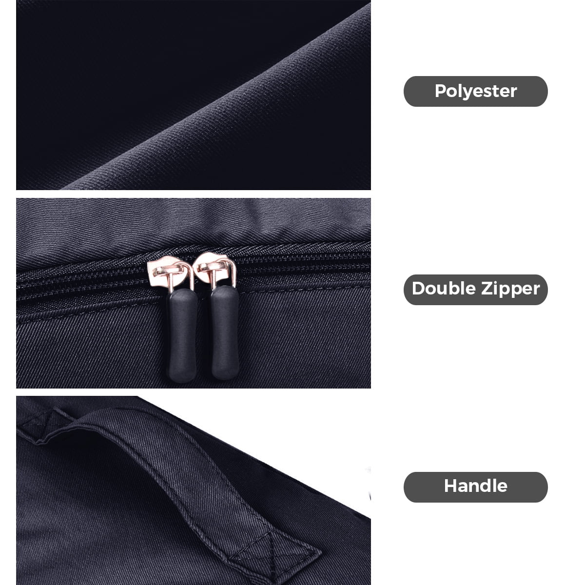 AUXDIQ 6 PCS Packing Cubes for Suitcase Travel Luggage Organizer Bags Set Packing Organizers Compression Suitcase Bag Travel Essential Bag