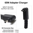 thumbnail image 1 of Cargador 65W para laptop Jeestam Reemplazar para Acer Aspire 5 A515-44 A515-55 A115-31 A13-045N2A C740 R5-571T C738T R7-371T SF314-52 SP513-52N SP111-33 SF314-51 PA-1650-80 N15Q8 CB3-131, 1 of 2